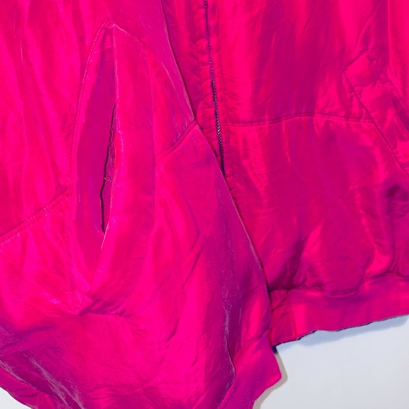 CLIO VINTAGE BAROQUE SILK BOMBER JACKET - Picture 8 of 9